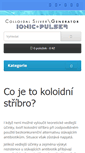 Mobile Screenshot of koloidni-stribro.cz